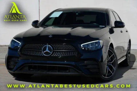 Black 2021 Mercedes-Benz E-Class E 350 w/ Premium, AMG Line & Night Packages for sale in Peachtree Corners, GA