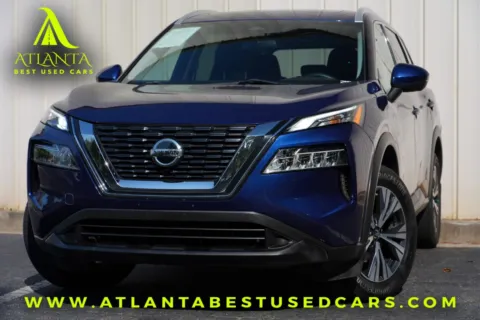 Blue 2021 Nissan Rogue SV w/ Premium Package for sale in Peachtree Corners, GA
