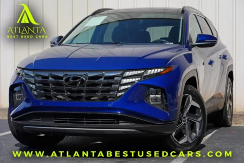Blue 2022 Hyundai Tucson Limited for sale in Peachtree Corners, GA