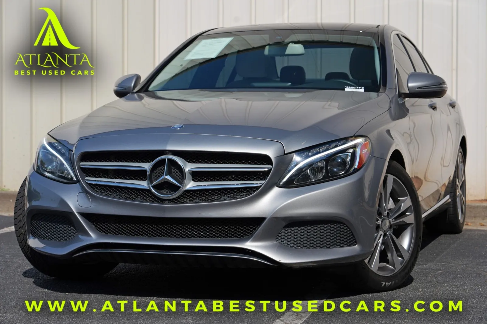 Silver 2016 Mercedes-Benz C-Class C 300 w/ Premium Package for sale in Peachtree Corners, GA
