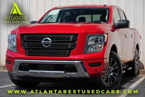 Red 2021 Nissan Titan SV w/ Convenience Package for sale in Peachtree Corners, GA