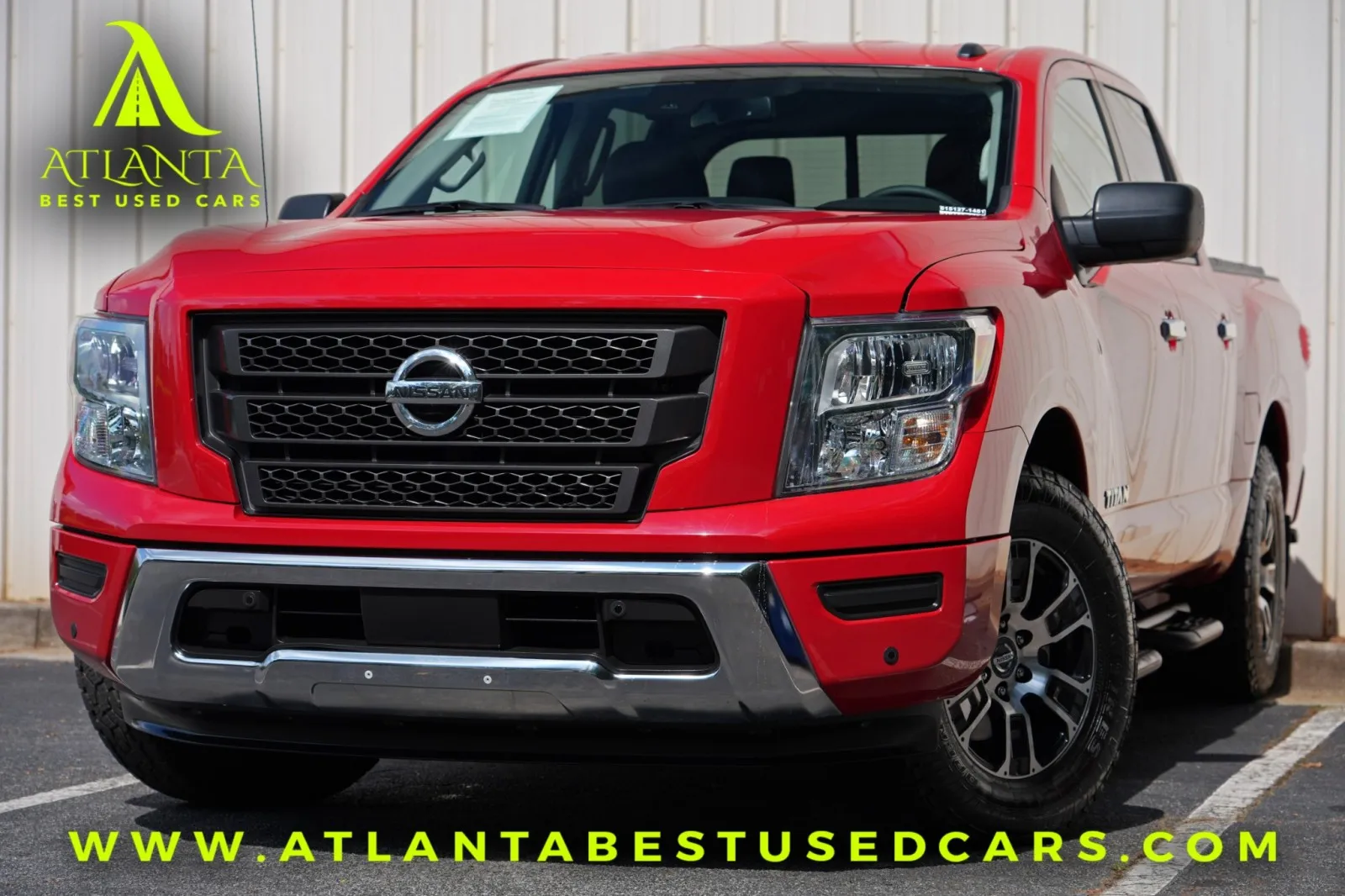 Red 2021 Nissan Titan SV w/ Convenience Package for sale in Peachtree Corners, GA