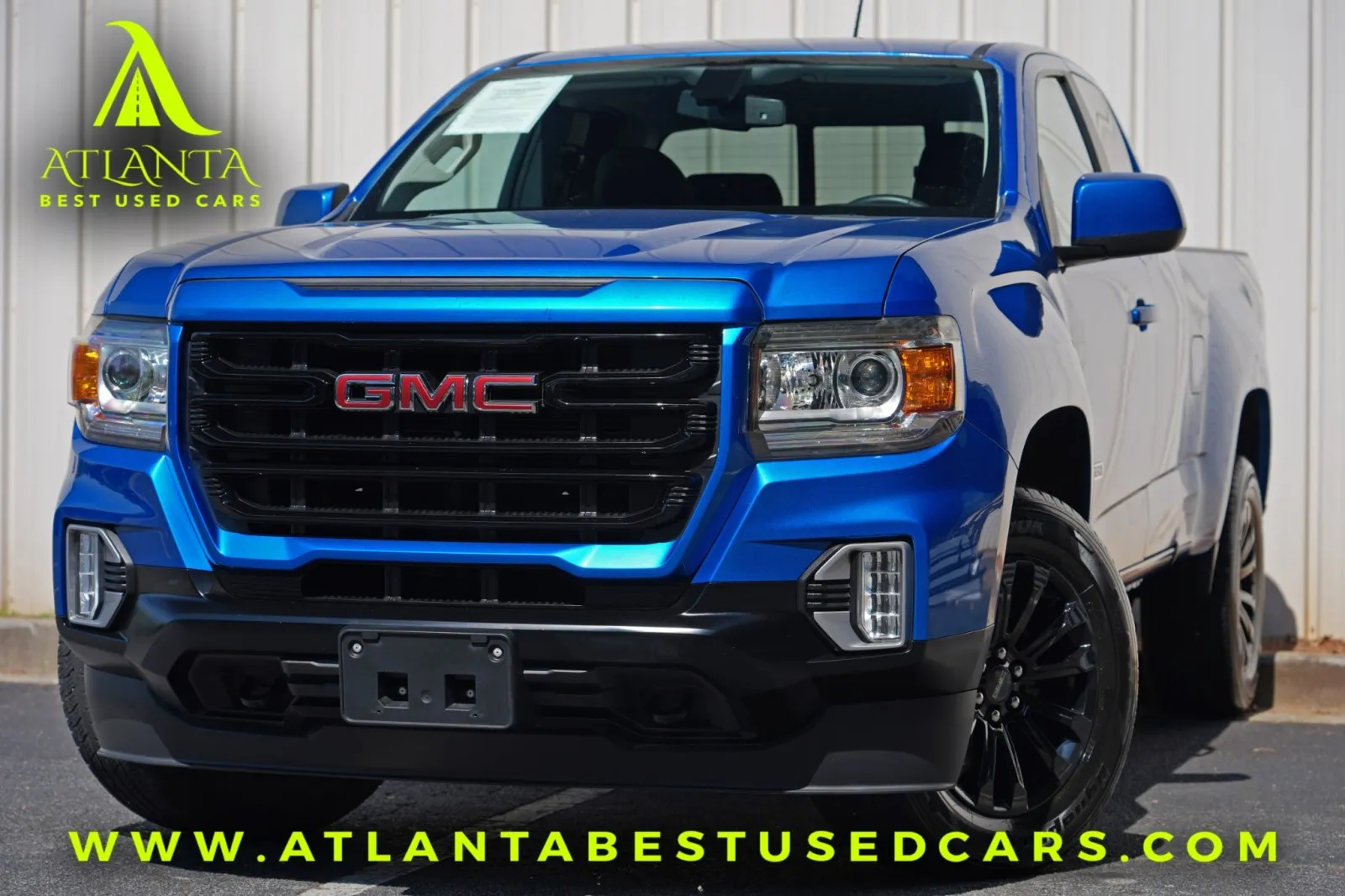 Blue 2022 GMC Canyon 2WD Elevation for sale in Peachtree Corners, GA