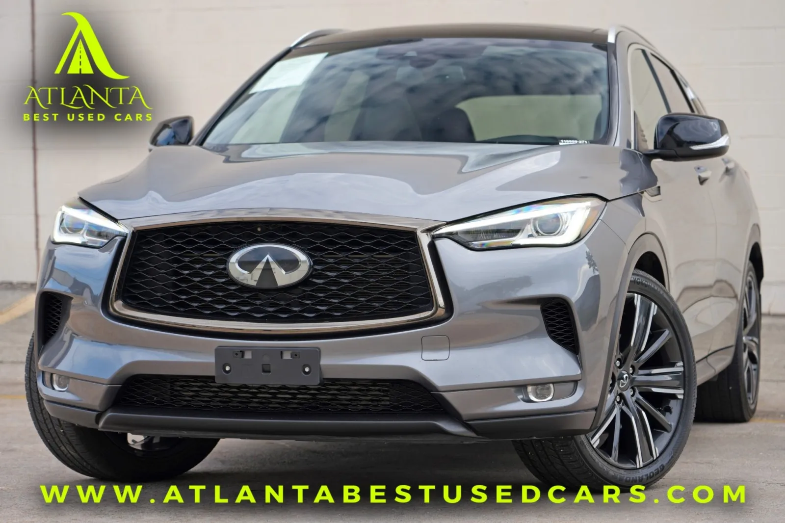 Gray 2021 INFINITI QX50 LUXE w/ Appearance Package for sale in Peachtree Corners, GA