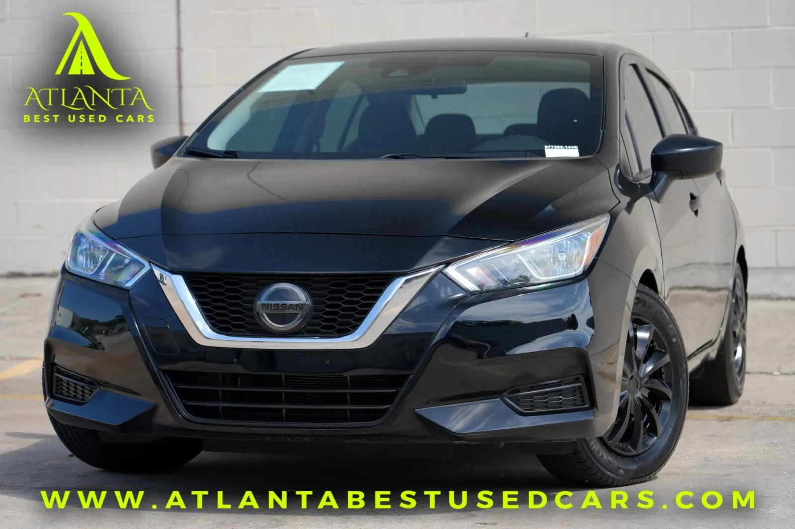 Black 2021 Nissan Versa S for sale in Peachtree Corners, GA