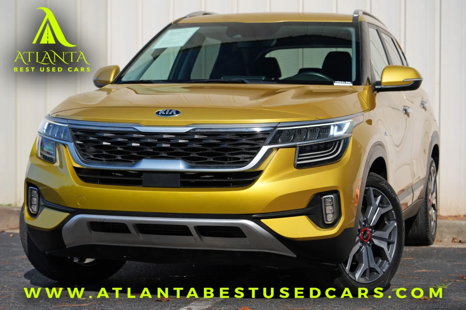Yellow 2021 Kia Seltos SX for sale in Peachtree Corners, GA