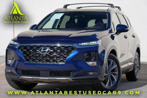 Blue 2020 Hyundai Santa Fe Limited for sale in Peachtree Corners, GA