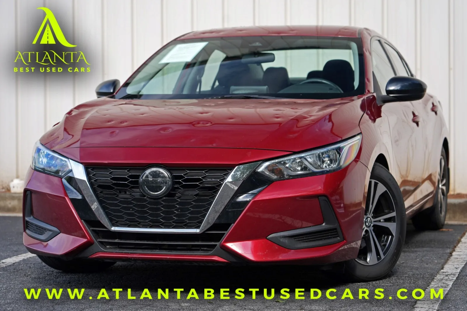 Red 2021 Nissan Sentra SV for sale in Peachtree Corners, GA
