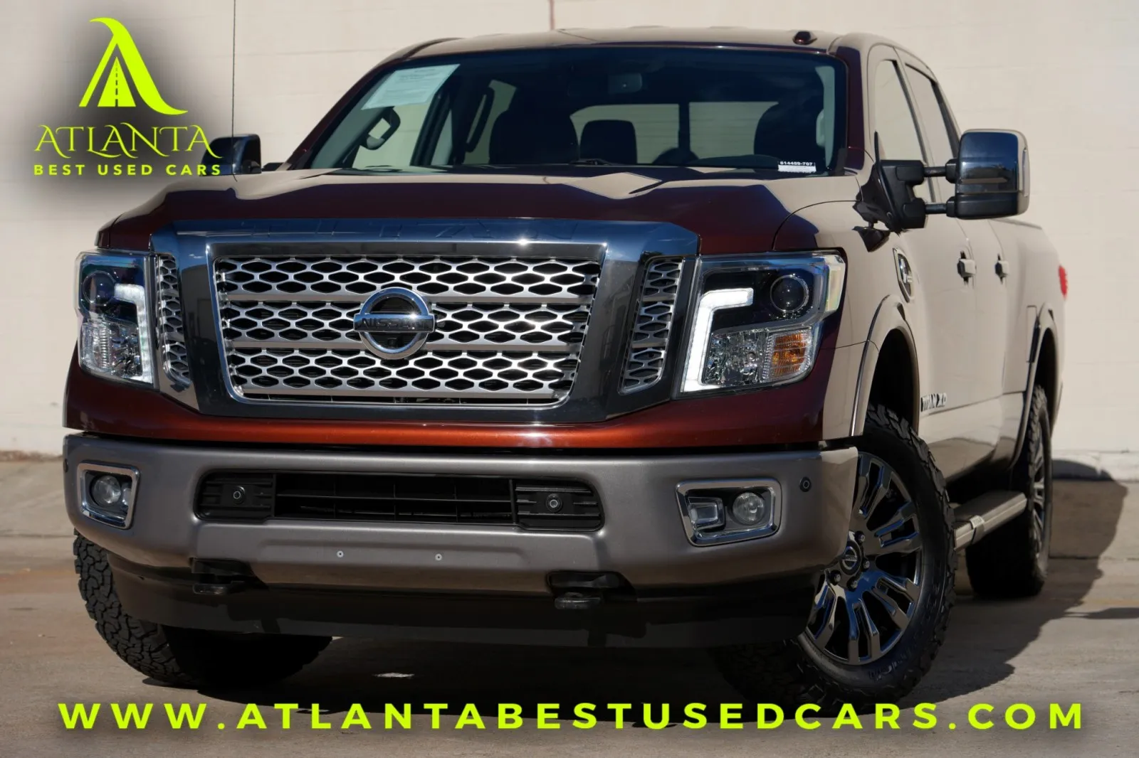 Orange 2016 Nissan Titan XD Platinum Reserve for sale in Peachtree Corners, GA