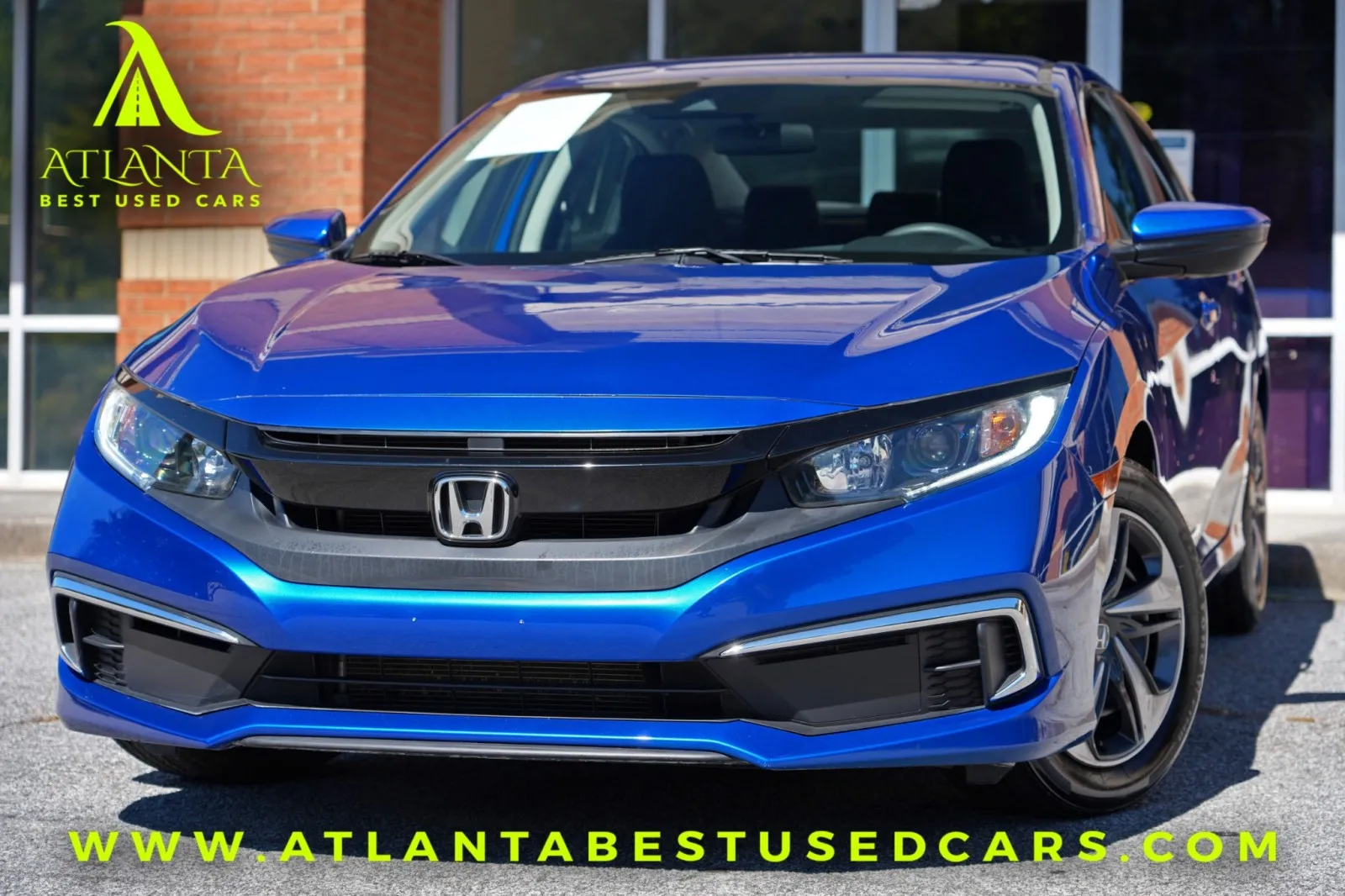 Blue 2021 Honda Civic Sedan LX for sale in Peachtree Corners, GA