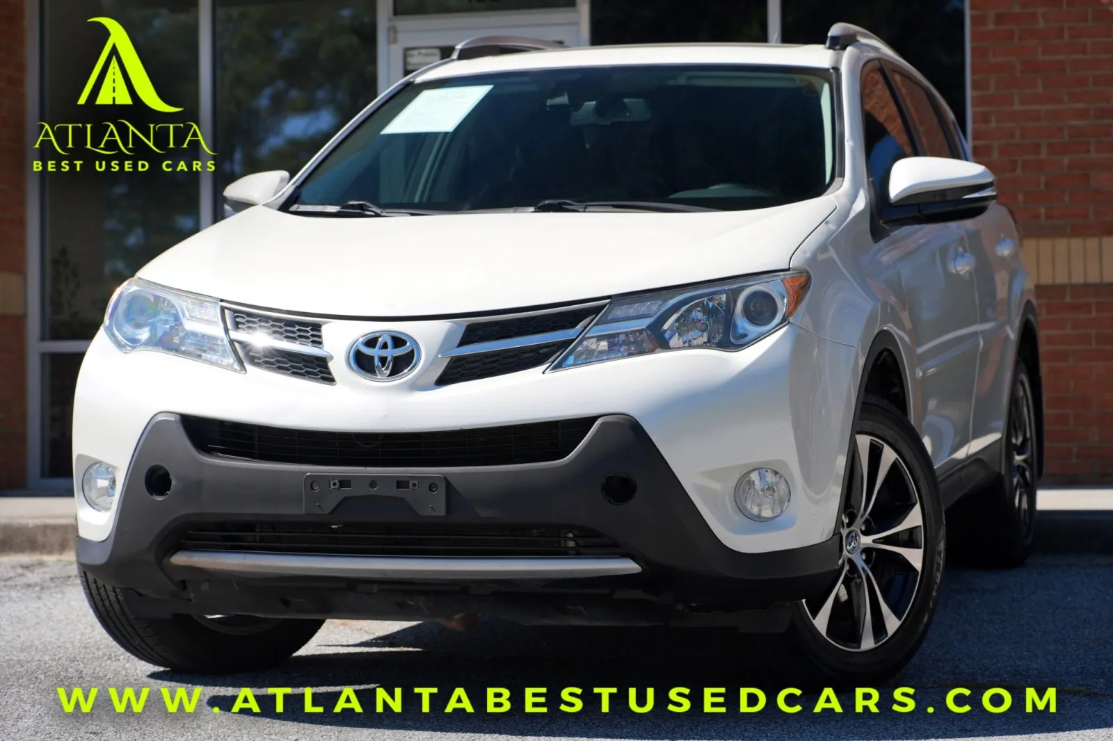 White 2015 Toyota RAV4 Limited w/ Tech Package for sale in Peachtree Corners, GA