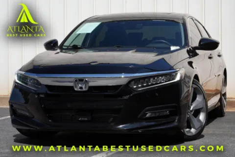 Black 2018 Honda Accord Sedan Touring 1.5T for sale in Peachtree Corners, GA