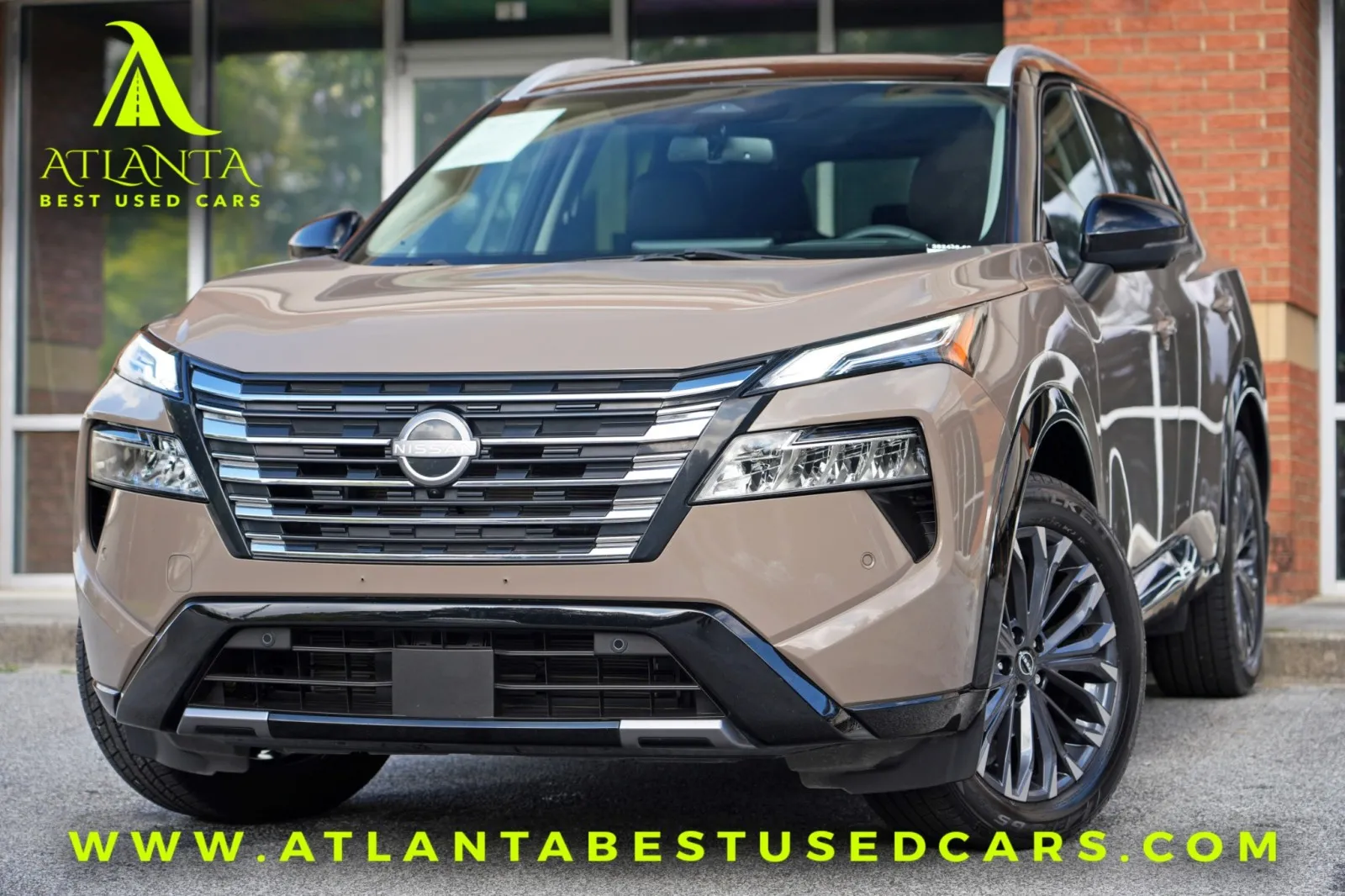 Beige 2024 Nissan Rogue Platinum w/ Premium Package for sale in Peachtree Corners, GA