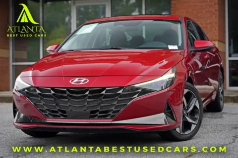 Red 2023 Hyundai Elantra Hybrid Limited for sale in Peachtree Corners, GA