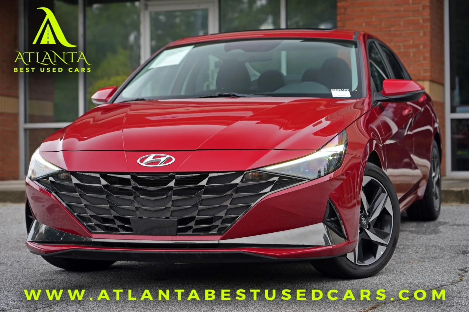 Red 2023 Hyundai Elantra Hybrid Limited for sale in Peachtree Corners, GA