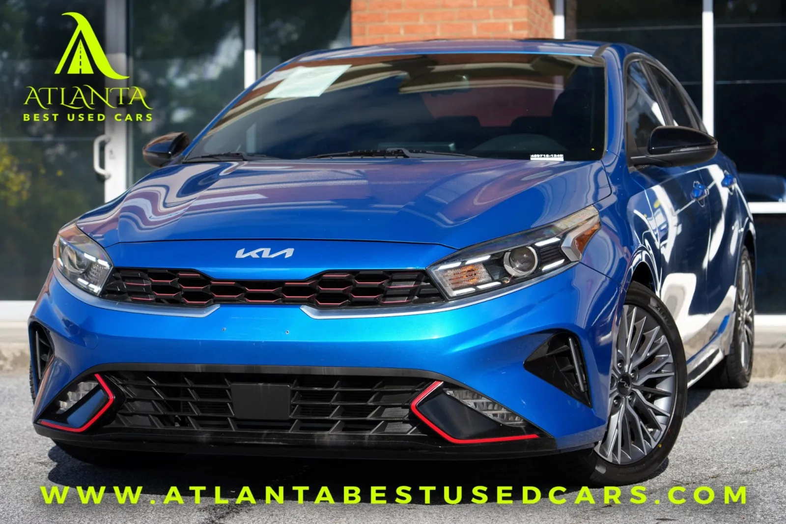 Blue 2022 Kia Forte GT-Line w/ Premium & Sport Packages for sale in Peachtree Corners, GA