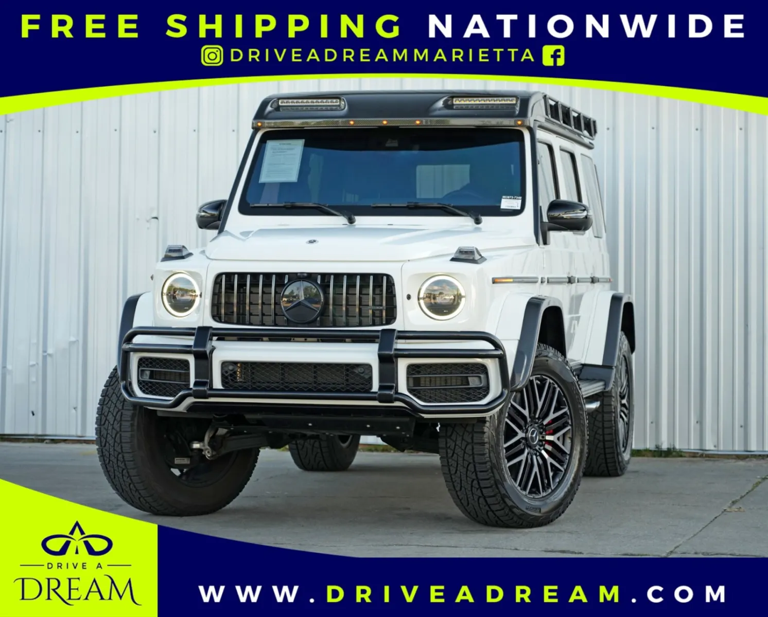 White 2023 Mercedes-Benz G-Class AMG G 63 4x4 Squared w/ AMG Night Package for sale in Marietta, GA