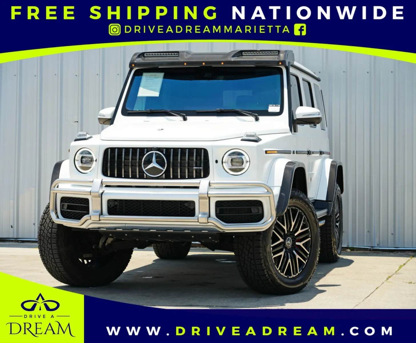 White 2023 Mercedes-Benz G-Class AMG G 63 4x4 Squared for sale in Marietta, GA