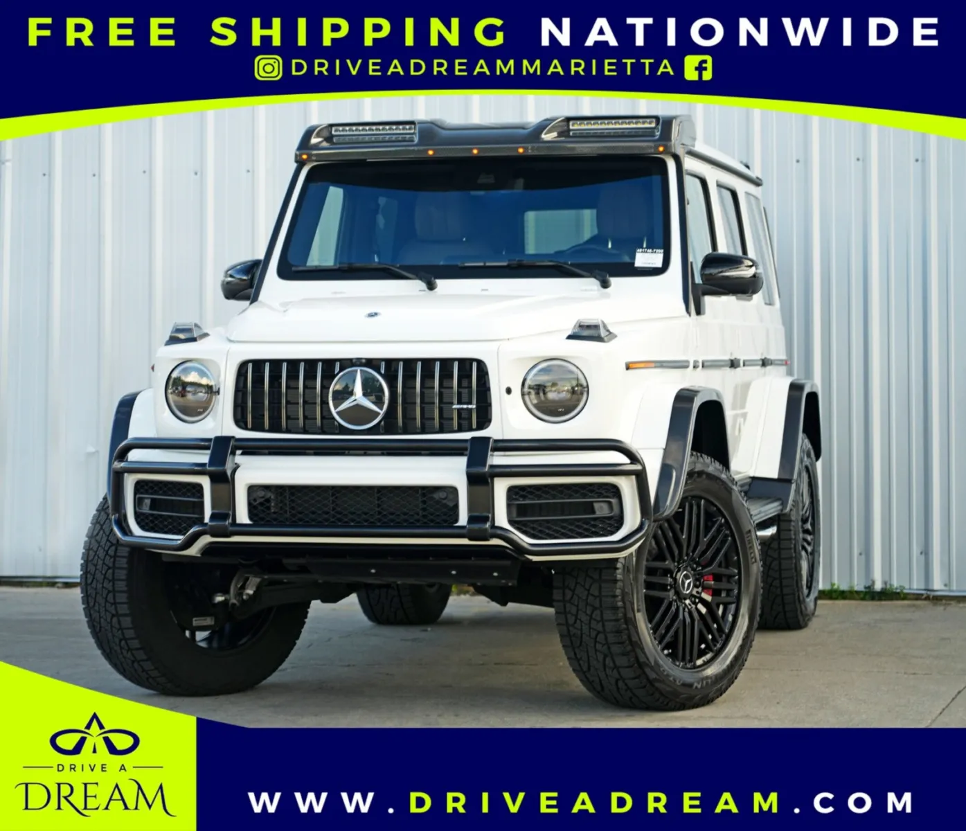 White 2023 Mercedes-Benz G-Class AMG G 63 4x4 Squared w/ AMG Night Package for sale in Marietta, GA