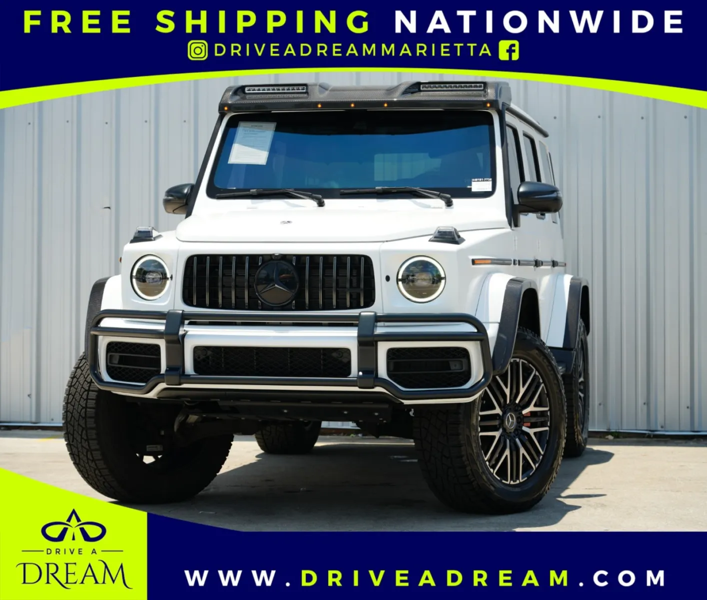 White 2022 Mercedes-Benz G-Class AMG G 63 4x4 Squared w/ AMG Night Package for sale in Marietta, GA