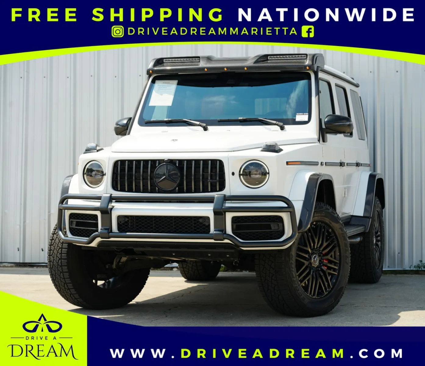 White 2023 Mercedes-Benz G-Class AMG G 63 4x4 Squared w/ AMG Night Package for sale in Marietta, GA