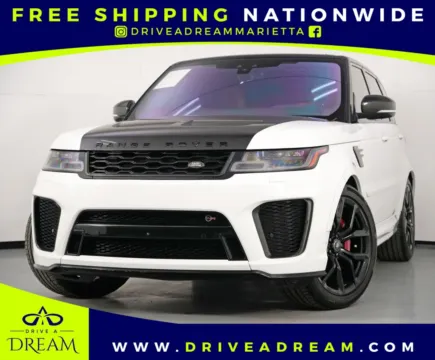 White 2019 Land Rover Range Rover Sport SVR w/ Driver Pro Package for sale in Marietta, GA