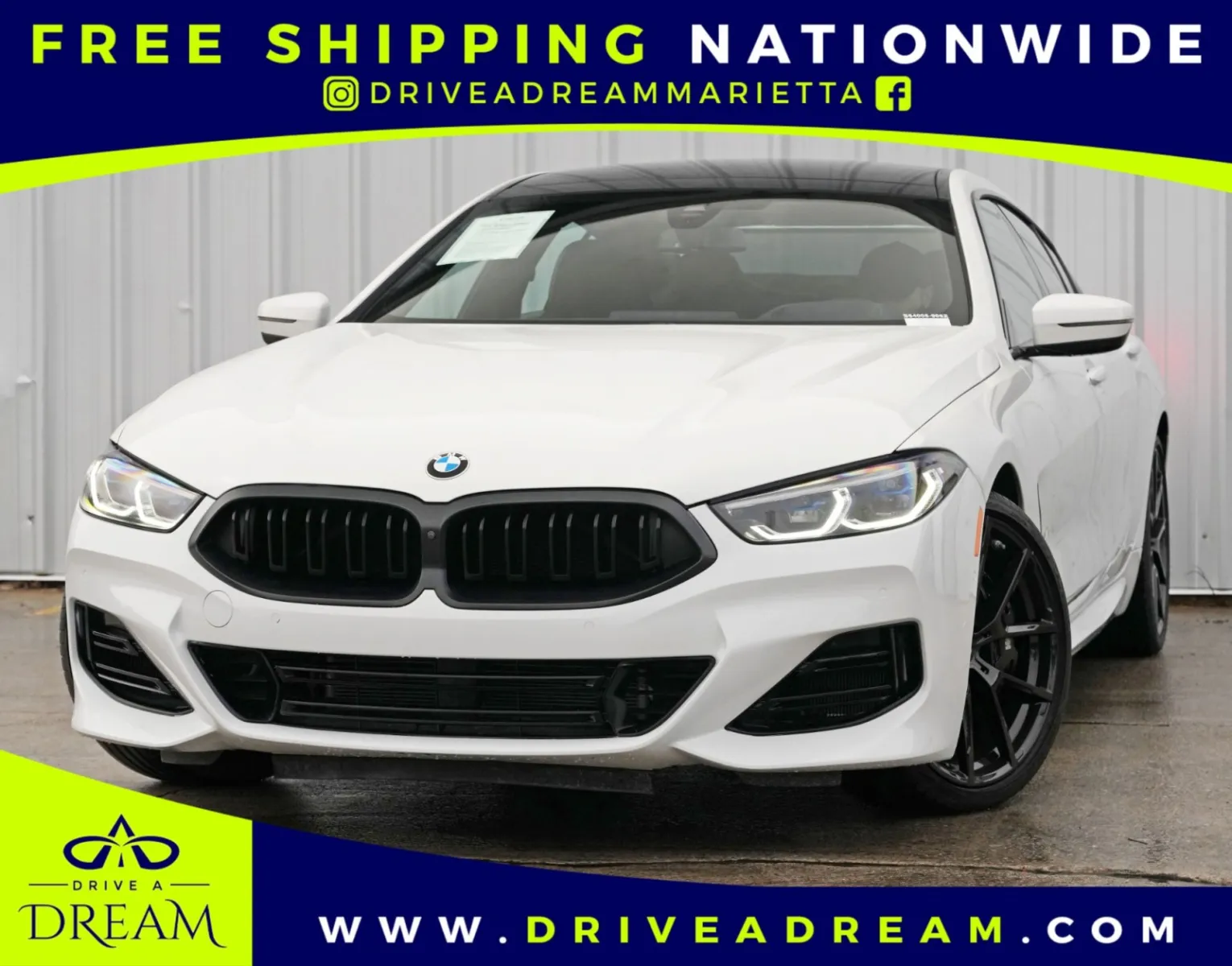 White 2025 BMW 8 Series 840i w/ M sport & Driving Assist Packages for sale in Marietta, GA