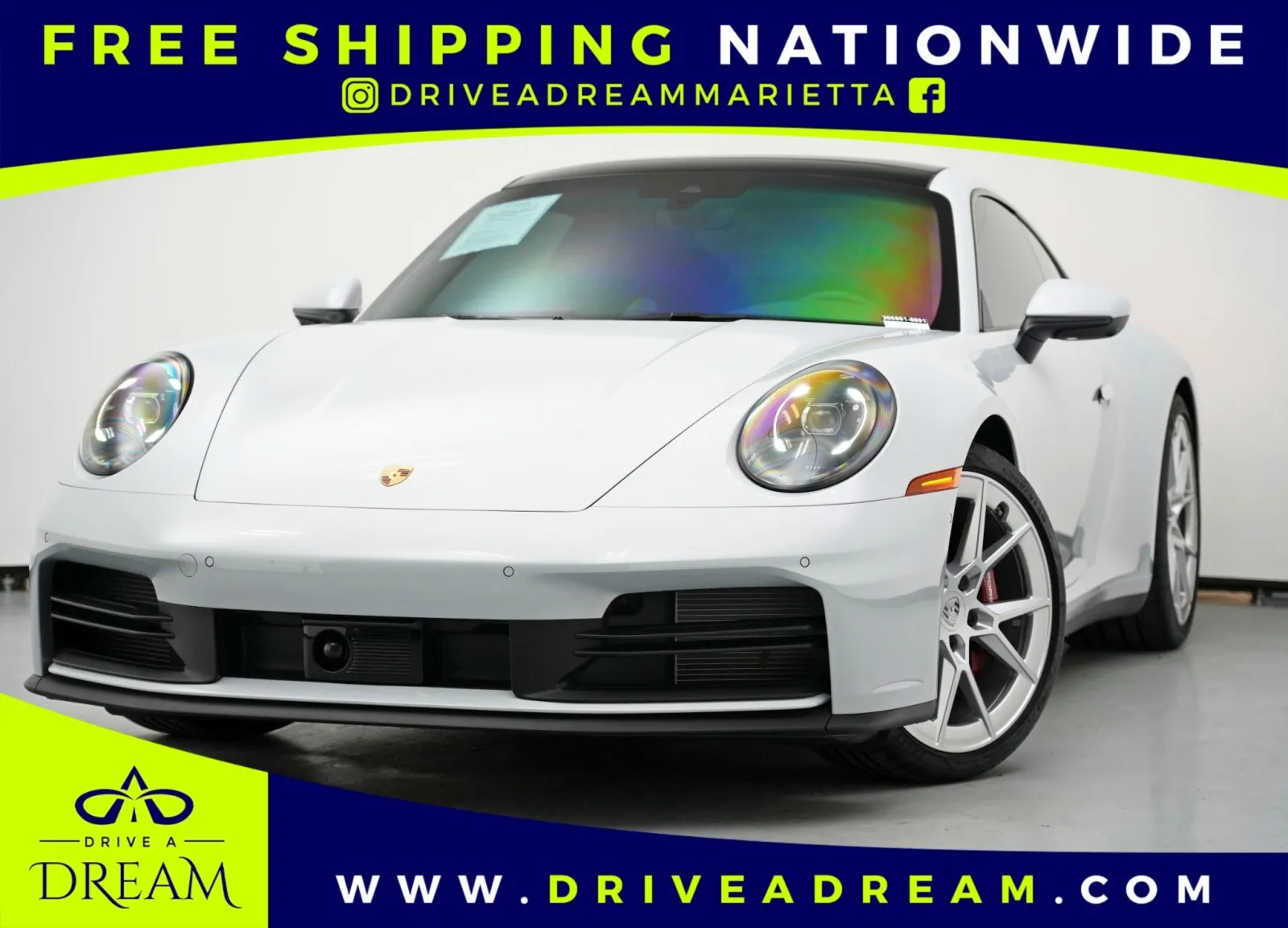 Gray 2025 Porsche 911 Carrera w/ Premium Package & Sport Chrono Packages for sale in Marietta, GA