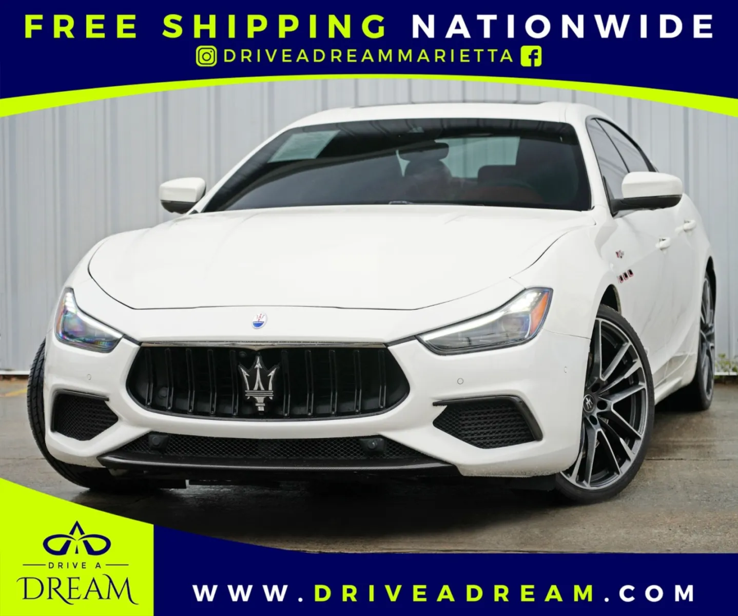 White 2021 Maserati Ghibli Trofeo for sale in Marietta, GA
