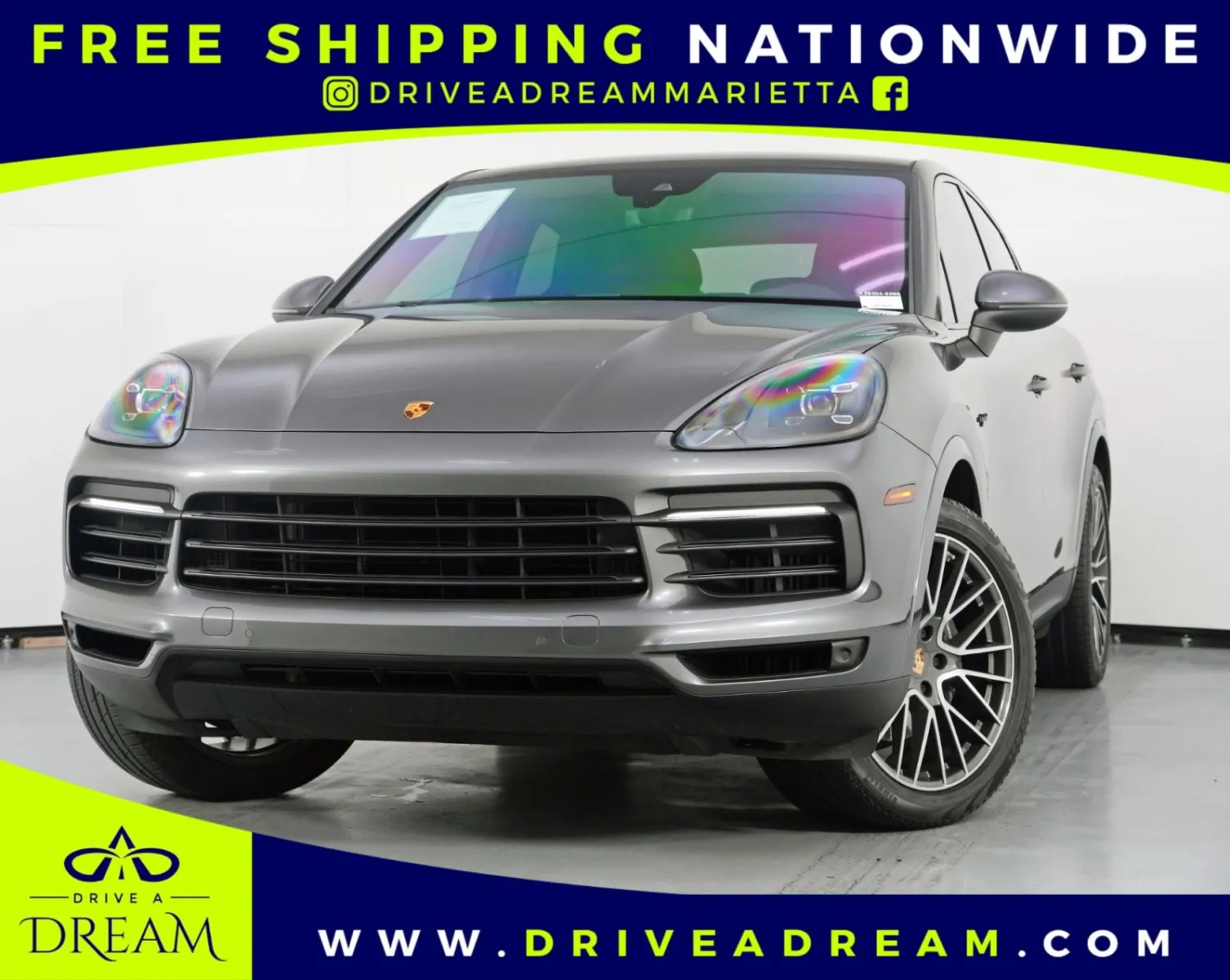 Gray 2023 Porsche Cayenne Coupe E-Hybrid for sale in Marietta, GA