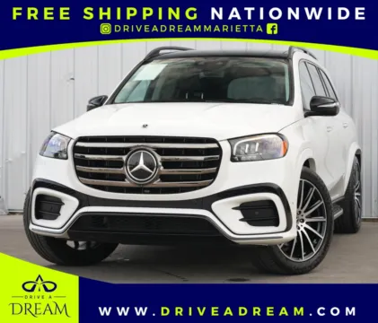 White 2024 Mercedes-Benz GLS 580 w/ Night Package for sale in Marietta, GA