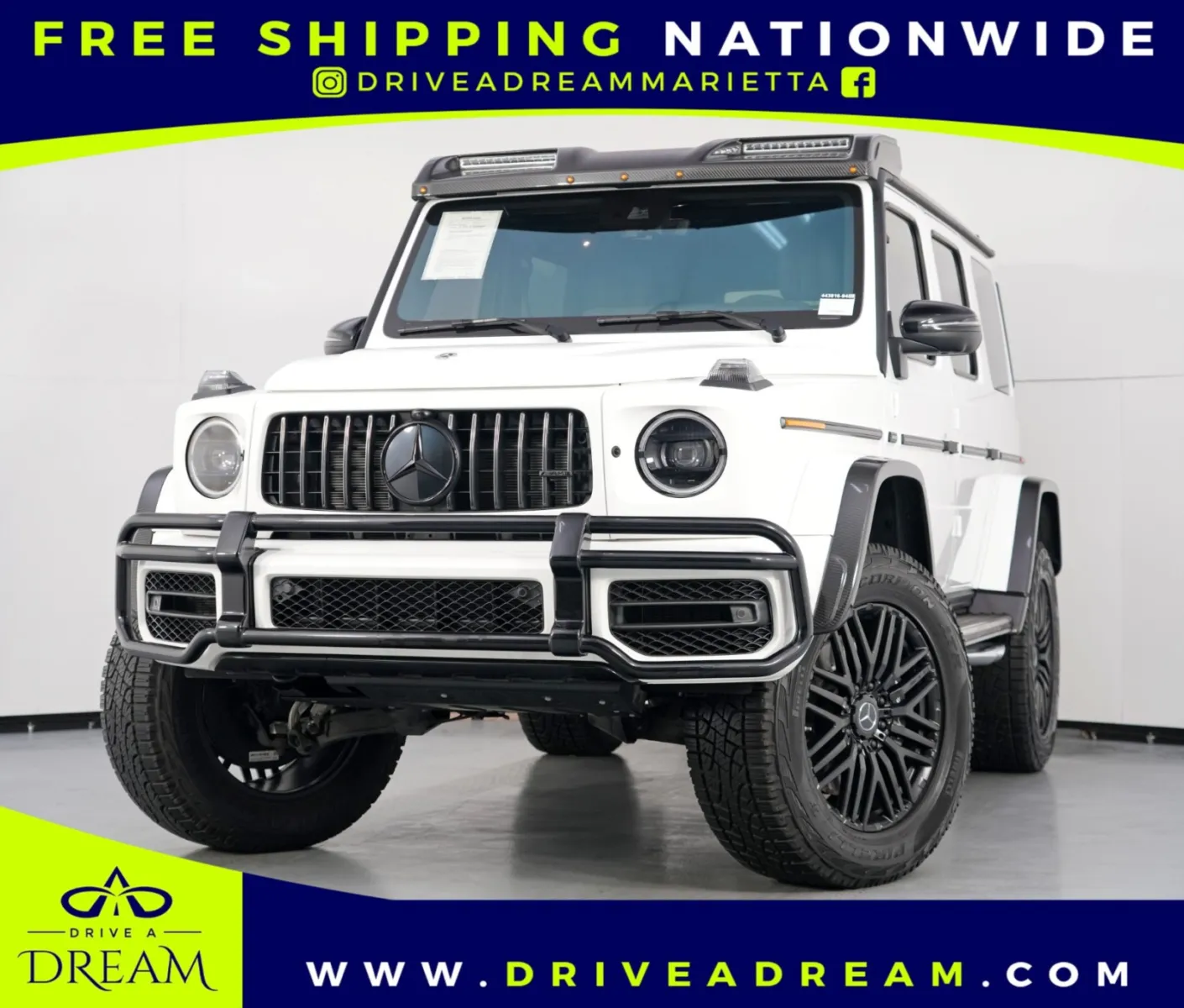 White 2022 Mercedes-Benz G-Class AMG G 63 4x4 Squared w/ AMG Night Plus Packages for sale in Marietta, GA