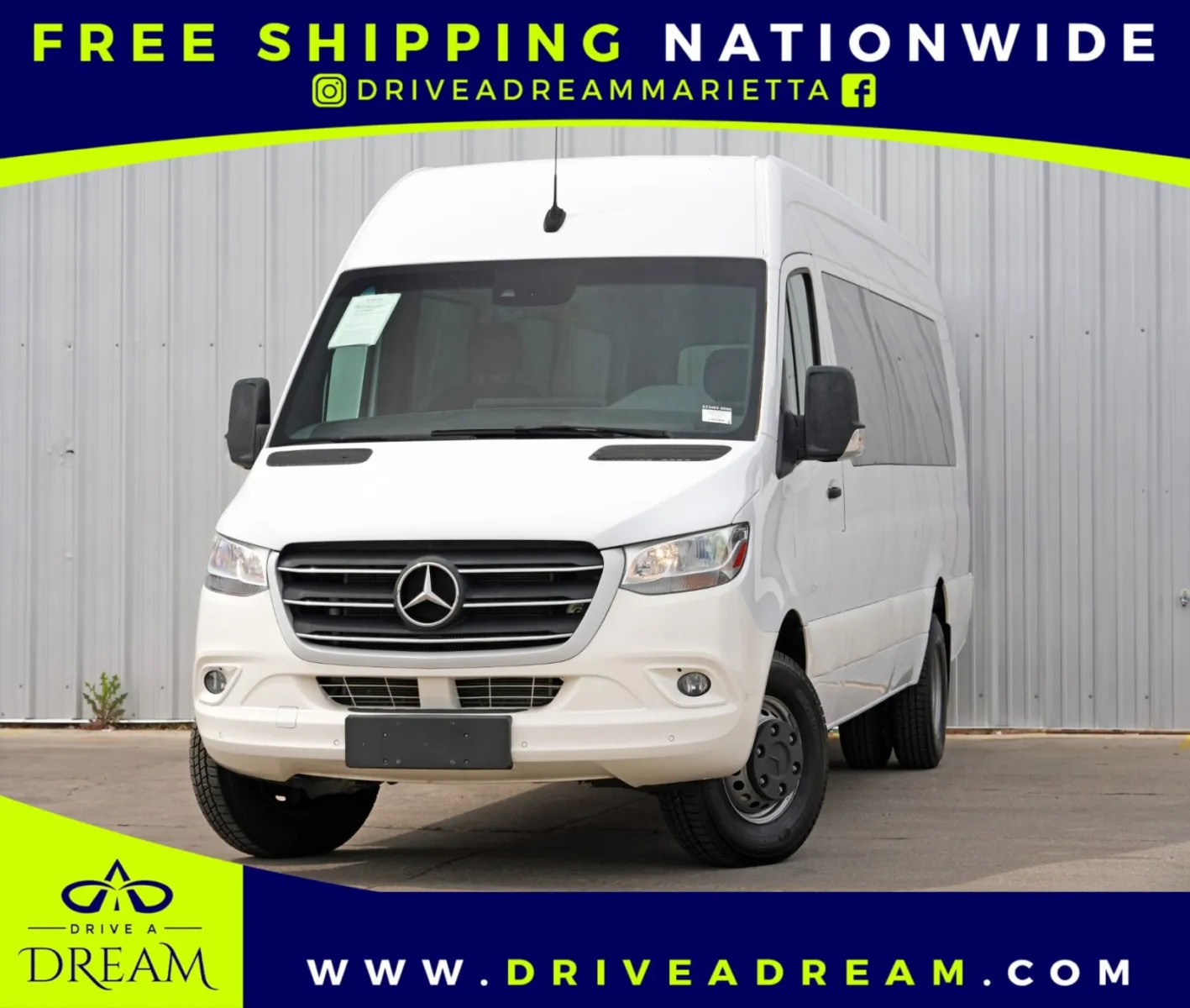 White 2020 Mercedes-Benz Sprinter Cargo Van w/ Premium, Driver Convenience & Comfort Packages for sale in Marietta, GA