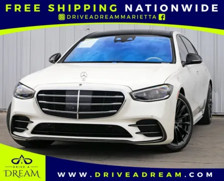 White 2023 Mercedes-Benz S-Class S 580 w/ AMG Line & Night Packages for sale in Marietta, GA