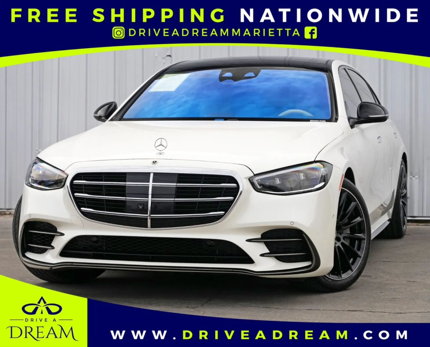 White 2023 Mercedes-Benz S-Class S 580 w/ AMG Line & Night Packages for sale in Marietta, GA