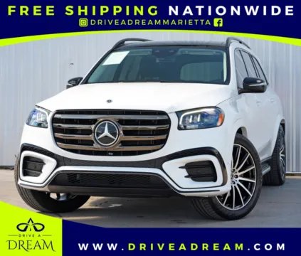 White 2024 Mercedes-Benz GLS 580 w/ Night Package for sale in Marietta, GA