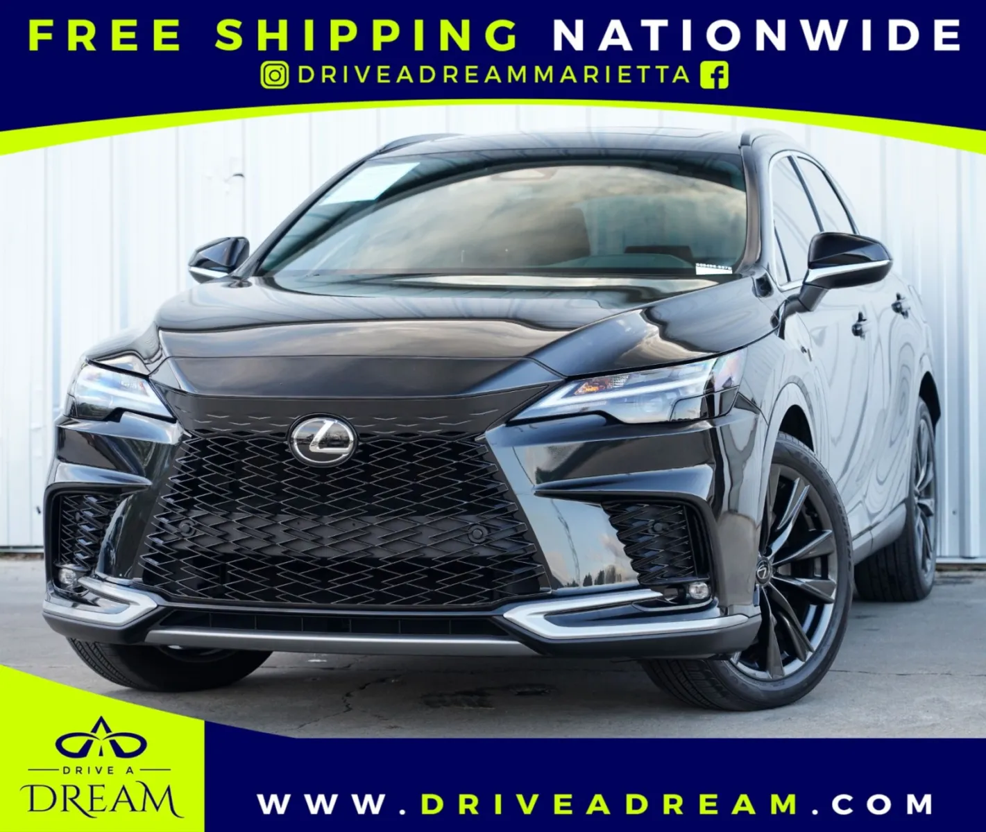 Black 2024 Lexus RX 350 F SPORT Handling for sale in Marietta, GA