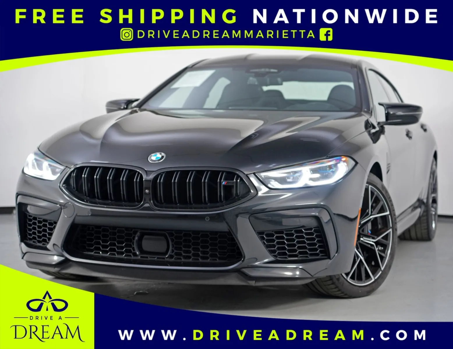 Black 2025 BMW M8 Competition Gran Coupe for sale in Marietta, GA