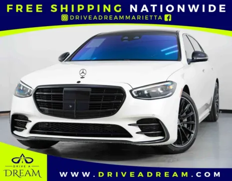 White 2023 Mercedes-Benz S-Class S 580 w/ AMG Line & Night Packages for sale in Marietta, GA