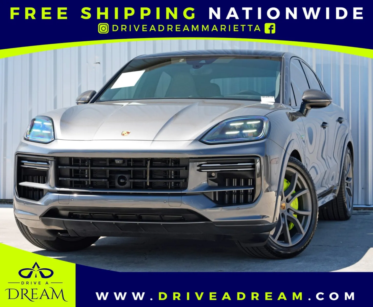 Gray 2024 Porsche Cayenne Coupe Turbo E-Hybrid w/ Premium Plus & Tech Packages for sale in Marietta, GA