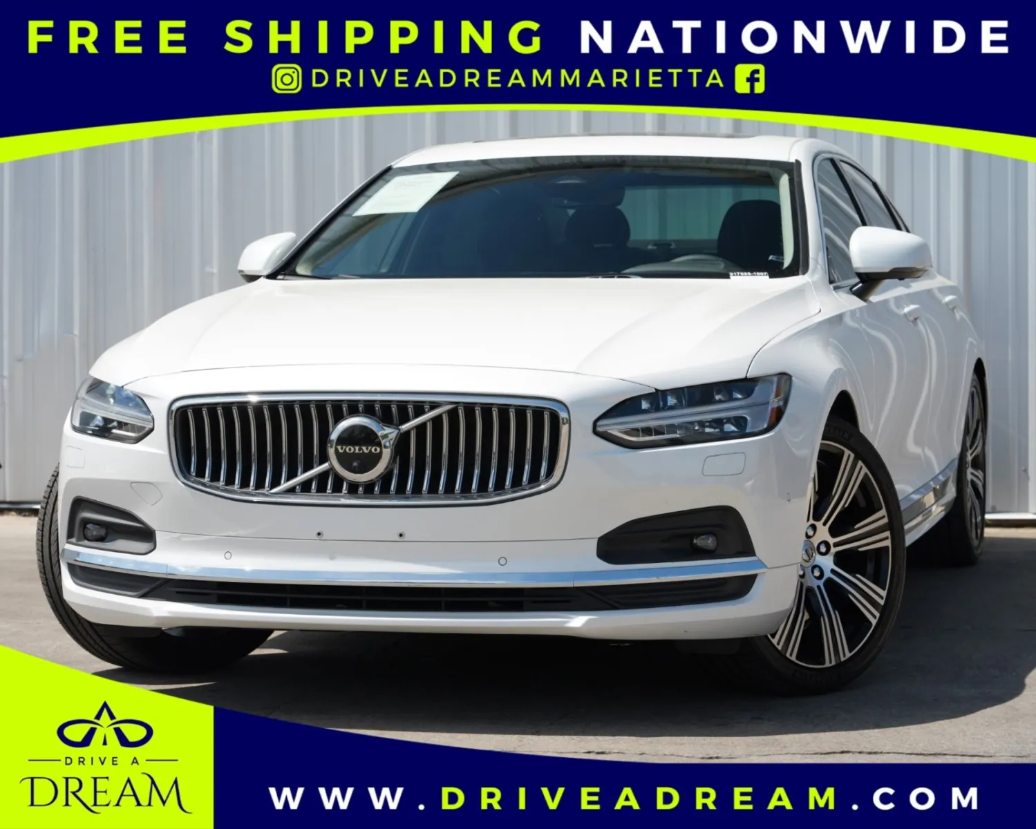 White 2023 Volvo S90 Plus for sale in Marietta, GA