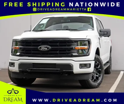 White 2024 Ford F-150 XLT w/ Black Appearance Package for sale in Marietta, GA