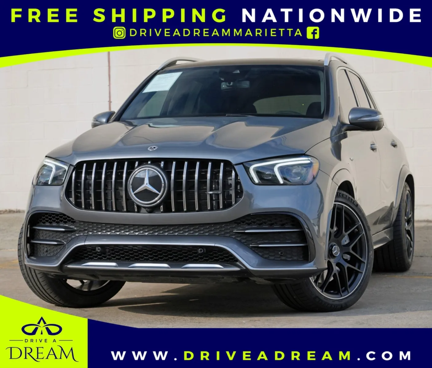 Gray 2023 Mercedes-Benz GLE AMG GLE 53 w/ Parking Assist Package for sale in Marietta, GA