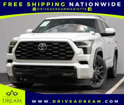 White 2023 Toyota Sequoia Platinum for sale in Marietta, GA