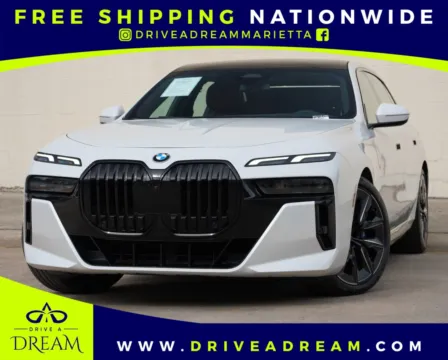 White 2023 BMW 7 Series 740i w/ M Sport & Parking Assist Packages for sale in Marietta, GA