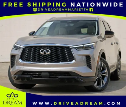 Silver 2025 INFINITI QX60 LUXE for sale in Marietta, GA