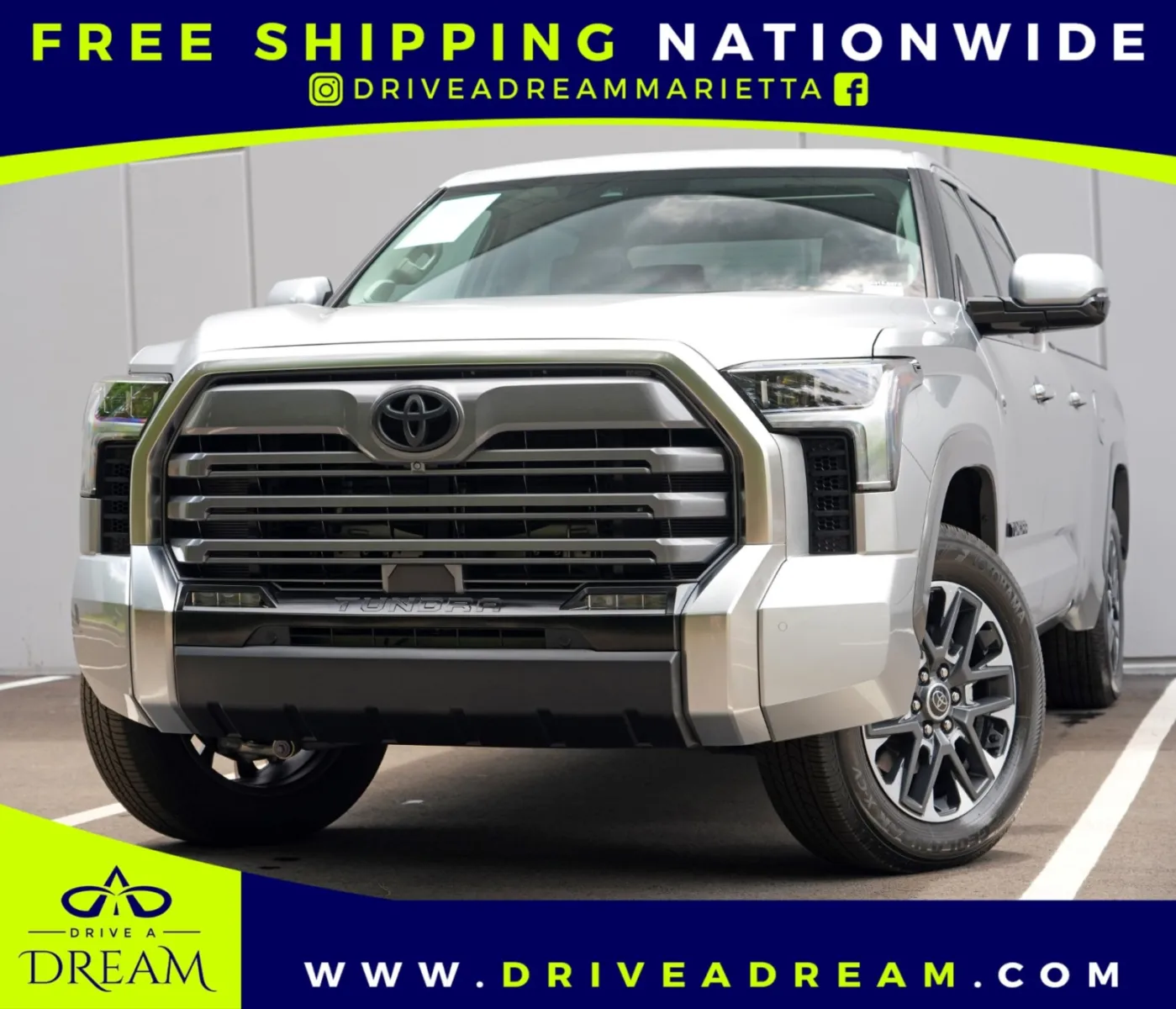 Silver 2022 Toyota Tundra Limited w/ Premium Package for sale in Marietta, GA