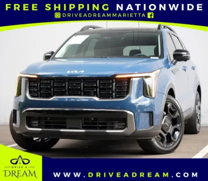 Blue 2024 Kia Sorento X-Line SX for sale in Marietta, GA