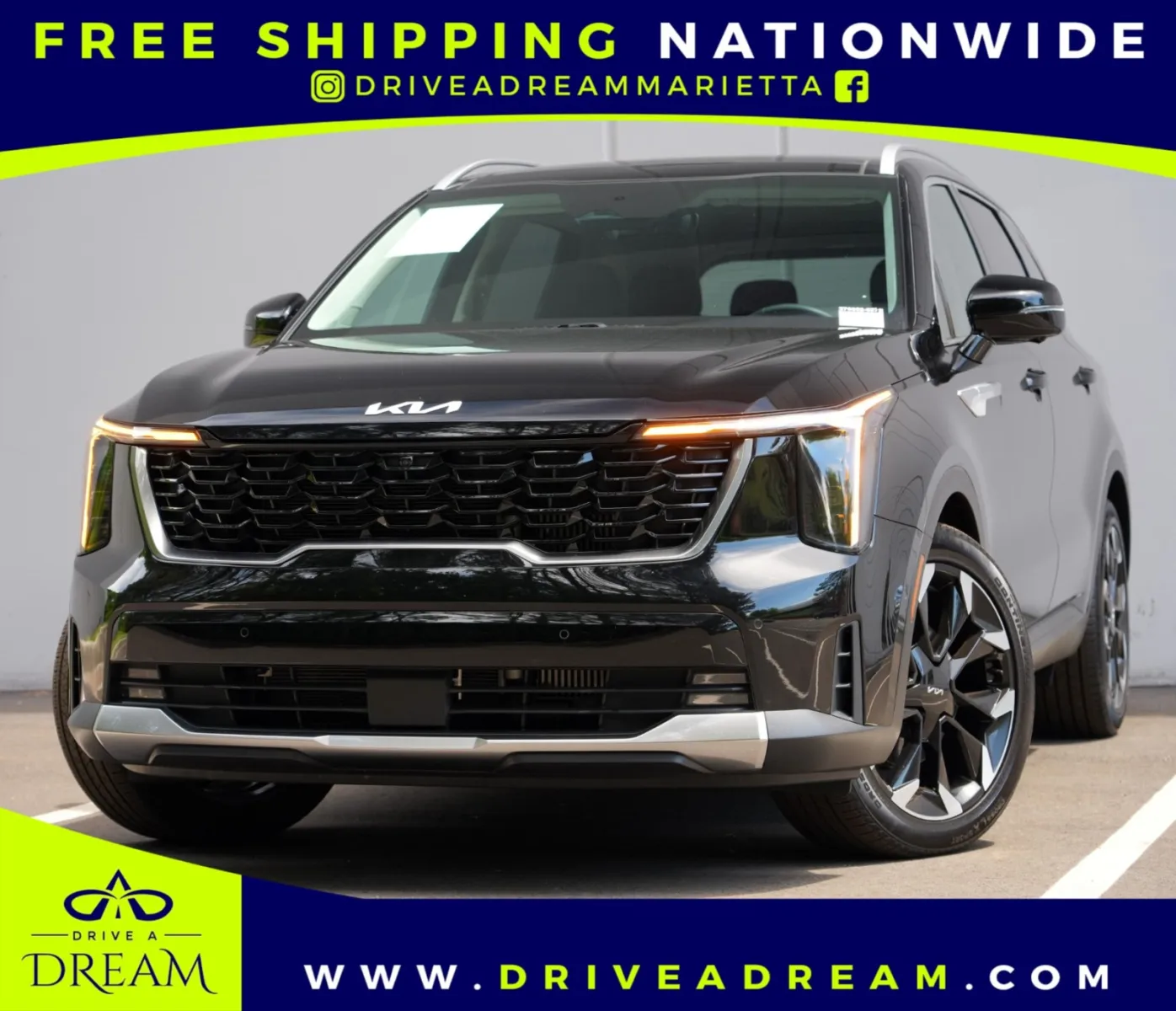Black 2024 Kia Sorento SX for sale in Marietta, GA