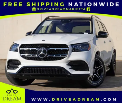 White 2023 Mercedes-Benz GLS 450 w/ AMG Line & Driver Assist Plus Packages for sale in Marietta, GA